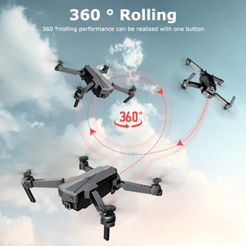 SG107 Mini Drone 4K HD WIFI 1080P FPV Kamera 2.4 GHZ Quadcopter Optinio Srauto Kameros Gestas Fotografavimo Nuotolinio Valdymo Dron VS E58