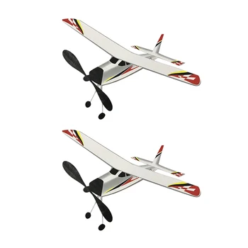 2 vnt Putų Elastinga Lėktuvo Modelio Šalies Vėjo-iki Sklandytuvas Plokštumos Mašina, Žaislai