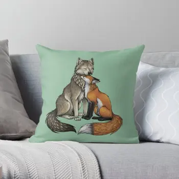Wolf & Fox Minkštas Dekoratyvinis Mesti Pagalvę Padengti Namų Pagalvės NĖRA Įskaičiuotos