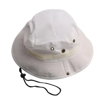 Platus Boonie Hat Unisex Viršuje Kibirą Skrybėlės Karių, Gryna Spalva Sunbonnet Fedoras Lauko Žvejys Skrybėlę Paplūdimio Kepurė