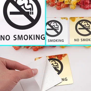 Ne Rūkyti Įspėjamasis Ženklas, Logotipas, Nėra Dūmų Ženklas Klijai Lipdukas, skirtas viešose Vietose Vidinės Patalpos, Patalpų, Namų Dekoro