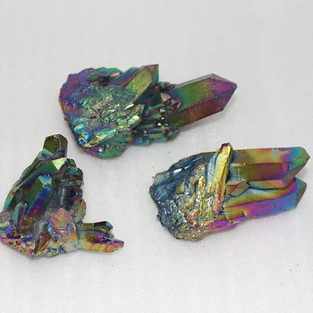 Natural Quartz Crystal Titanium Cluster Mineral Specimen Healing Stone