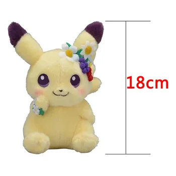 18cm Pokemon Pliušinis Mielas Velykų Pikachu Lėlės Eevee Kimštiniai Žaislai, Kawaii Anime Cartoon Mergina Vaikų Gimtadienio Dovana Cool Kids Žaislų
