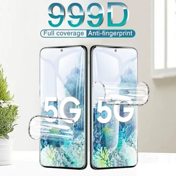 Minkštas 999D Hidrogelio Plėvelės Samsung Galaxy A7 A8 A5 A6 J4 J5 J6 J7 J8 Plius Screen Protector For Samsung A50 A51 A71