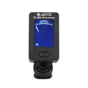 Joyo JT-01 Clip-On Digital Guitar Tuner 360 Laipsnių Pasukti LCD Guitar Tuner Chromatines Gitara, Bosinė gitara, Smuikas Ukulėle