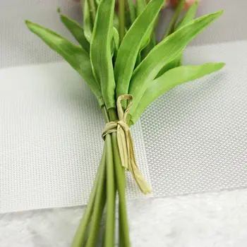 1PC Dirbtinis Mini Tulip Gėlių Nekilnojamojo Touch Gėlių Puokštė Dirbtinio Šilko Gėlės, Vestuvių Namų Šaliai Dekoro