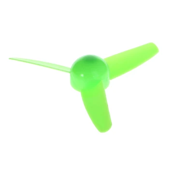 1PC Vėjo Energijos Žaislas Trijų Ašmenų Plastikinis Propeleris Priedai Veleno Skersmuo 2mm C6UF