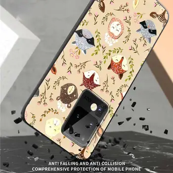 Anime Juokinga Foxs Silikoninis Telefono dėklas Samsung Galaxy S20 FE 5G S21 Ultra S10 S10e Lite S8 S9 Plus S7 Padengti Coque Fundas Rubisafe