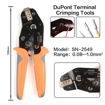 Dupont užspaudimo įrankis rinkinys 450pcs 5557 8(6+2)P ATX EPS PCI-E fiksavimo žnyples terminalo rėmelis crimper vielos rankinių įrankių rinkinys crimpe tiekėjas