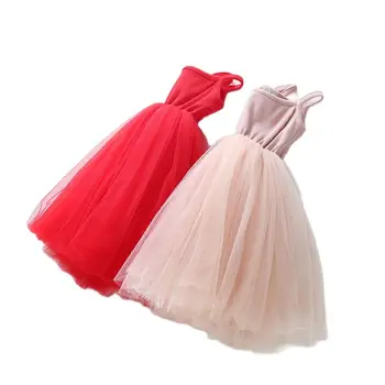 2021 m. Vasarą Naujos Petnešos Akių Bamblys Mergaičių Suknelės Medvilnės Princesė Baby Sling Suknelė Šaliai Vaidmuo Žaisti Mergaičių Vestidos Para 1-4Y