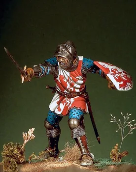 1/18 senovės kariai stendas su shield Dervos pav Modelis rinkiniai Miniatiūriniai gk Unassembly Unpainted