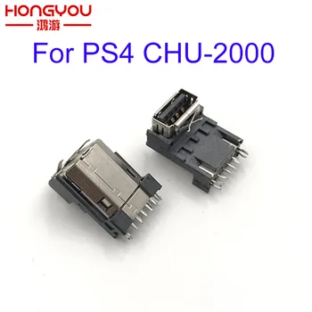 20pcs Originalus naudojami Įkrovimo Sąsają, Sony Playstation 4 PS4 Slim CUH-2000 Konsolės USB Maitinimo šaltinio Įkroviklis Uosto Lizdas