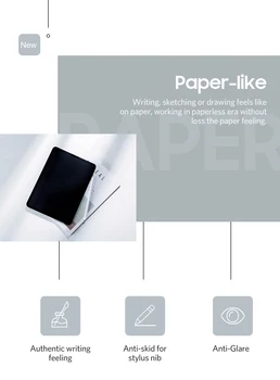 Benks Popieriaus, pavyzdžiui, Tekstūros Screen Protector, Matinė Plėvelė PET Anti-glare Tapybos iPad Pro 9.7 10.2 10.5 10.9 11 12.9 Oro 3 mini