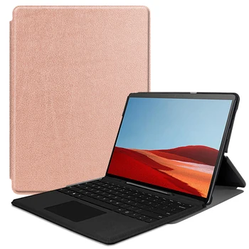 Verslo Stovėti Atveju Microsoft Surface Pro X 13 Colių 2019 Padengti Gali Turėti Tablet Klaviatūra Apsauginį Kiautą Funda