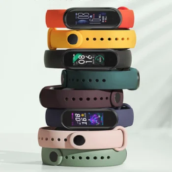 Watchband Už Xiaomi Silikono Vientisos Spalvos Reguliuojamas Smart Juosta Praktiški Priedai Xiaomi Mi Band 2 Sporto Dirželis Žiūrėti