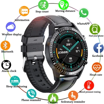Smart Watch Telefonas Visiškai Jutiklinį Ekraną Sporto Fitneso Žiūrėti IP68 Vandeniui 