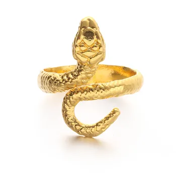 Naujas Gyvatė Žiedus, Šviesą Aukso Sidabro Spalvos Punk Atidarykite Reguliuojamas Dizainas Gyvūnų Perdėti Piršto Žiedą, Moterims, Vyrams, Šaliai, Papuošalai