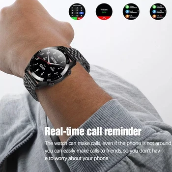 2021 Mados Smart Watch Vyrai Visiškai Jutiklinį Ekraną Sporto Treniruoklių Žiūrėti IP68 Vandeniui Bluetooth 