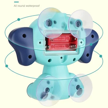 Mielas Elektros Dramblys Vandens Siurblys su 360 Laipsnių nustatytos Galvos Postringauti Rinser Vaikai Dramblys Dušo Galvutė Kūdikių Vonios Žaislas