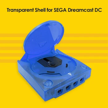Žaidimas Grotuvas, Skaidraus Plastiko Korpuso Pakeitimas Korpusas SEGA Dreamcast DC Vaizdo Žaidimų Konsolės Raštas
