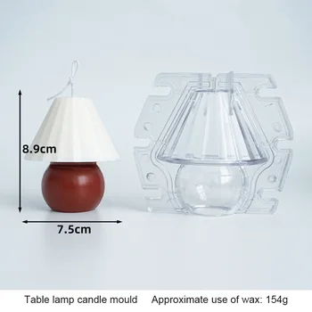 3D Stalo Lempa Formos Žvakė Pelėsių Silikono korėjos Stiliaus Plisuotos Lempos Dizainas Meno Kvepalų Žvakė Priėmimo Muilo Šokoladinis Pyragas Dekoras