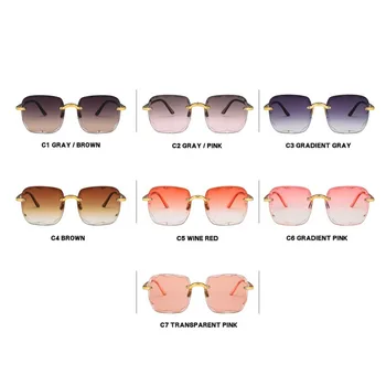 2021 Aikštėje Taškus Akiniai nuo saulės Moterims, Prabangos Prekės ženklo Dizaineris Vasaros Raudona Akinių Mados Saulės akiniai Vyrams UV400 Atspalvių Oculos