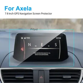 Už Mazda 3 Axela 2017 2018 Automobilių GPS Navigacijos Grūdintas Stiklas Screen Protector Plieno Portective LCD Jutiklinis Ekranas