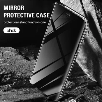 Smart View Magnetinio Flip Case For Huawei Honor 8X/8X Max Odos Danga Veidrodis Telefono Galinį Dangtelį Honor8X 8 X Honor8XMax 8XMax