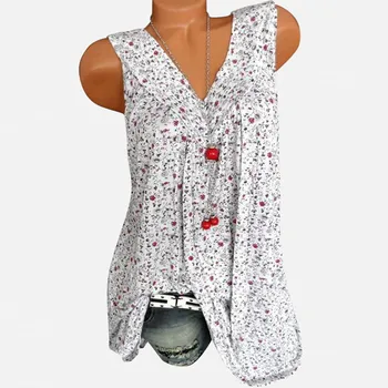 Marškinėliai Moterims Harajuku Viršūnes Moterų V Apykaklės Spausdinti Sulaužytos Gėlės Rankovių Laisvalaikį Camisetas Mujer Marškinėlius Moterims футболка