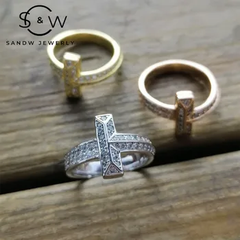 2021 naują vestuvinį žiedą, S925 sterlingas sidabro papuošalai vyrams ir moterims, Atsižvelgiant prabanga su cirkono klasikinis originalus jubiliejų dovana