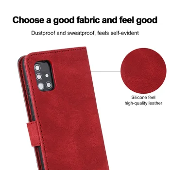 Prabangus Odinis Flip Case For Samsung Galaxy S20 S21 FE S10 S9 S8, S7 Kraštas 20 Pastaba Ultra Plus Lite Piniginės Kortelės Turėtojas Telefono Dangtelį