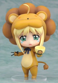 Japonijos Anime Fate/stay Night Saber Lily Golden Lion 50# PVC Veiksmų Skaičius, Surinkimo Veido Permainingi Modelio Mielas Mažas Žaislai 10cm