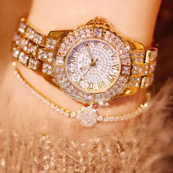 Montre homme Moterų Laikrodžiai Diamond Garsus Top Brand Elegantiška Suknelė Kvarciniai Laikrodžiai Ponios Prabangus Laikrodis Relogios Femininos