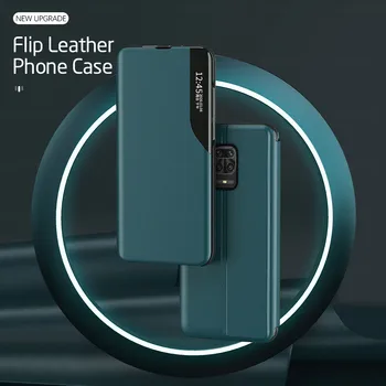 Už Redmi 9 Pastaba Atveju Magnetinio Smart Flip Telefonas, Dangtelis Xiaomi Redmi 9 Pastaba 6.53