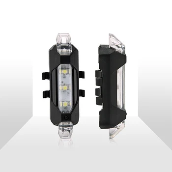 Dviračių Uodegos Šviesos Dviračių Galinis Žibintas USB Įkrovimo Vandeniui Kalnų Dviračių Lempos Įspėjimo Dviračių užpakalinis žibintas, Dviračio LED Šviesos