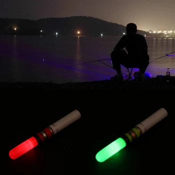 Žvejybos Plūduro Šviesos Kolona, LED Žalios Raudonos Šviesos Lazdele Elektroninių Masalas, Žūklės Reikmenys, Žvejybos Šviesos