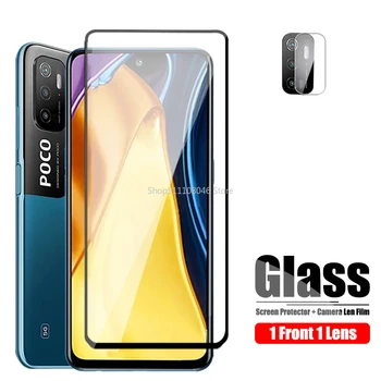 Poco X3 Pro Fotoaparato Grūdintas Stiklas Xiaomi Poco M3 Pro 5G Apsauginis Stiklas Screen Protector Dėl Xiomi F3 Xaomi PocoM3 HD Filmas