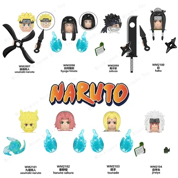 WM6107 Bendrosios Pardavimo Naruto blokai, Statyba Blokai, Žaislų, Anime ir animacinių filmų Japonijos Simbolių Naruto Plytų Aksesuarai Dovanos Vaikams
