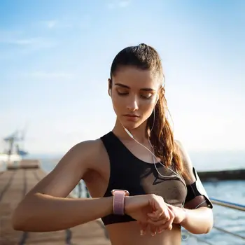 Nylon Dirželis Fitbit Versa/Lite/Versa2 juosta Smart žiūrėti replacment Watchband Sporto Kilpa Apyrankę Fitbit Versa 2 grupė