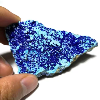 34g B4-1 Natūralus Akmuo Gibbsite Azurite Mineralinių Kristalų Mėginių Dovana Apdaila Iš Yunnan Provincijoje, Kinija