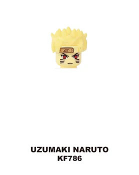 8Pcs Naruto Blokai Garsaus Japonų Anime Simbolių Plytų Uzumaki Uchiha Sasuke Jiraika Duomenys Vaikams, Žaislai KF6078