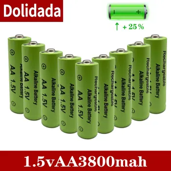 4-50PCS Naujas AA Battery3800mah 1,5 V Šarminės AA įkraunamos baterijos Nuotolinio Valdymo Žaislas šviesos Batery