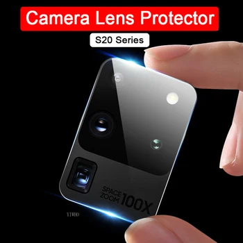 2 In 1 S20 Ultra Plus Apsauginis Stiklas Samsung Galaxy S 20 S20+ s20Ultra Kamera Screen Protector, objektyvas Grūdintas Stiklų Plėvelės