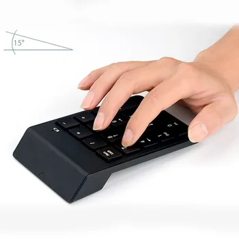 Kompiuterio Numpad Darbalaukio 18 Klavišų Skaičių Klaviatūros Sąsiuvinis 2.4 G Belaidę Klaviatūrą, Universalus Mini USB Skaitmeninis Lengva Valdyti ABS