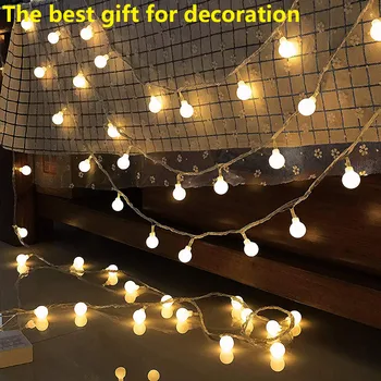 2m 10LED Kalėdų Dekoracijas Namuose Led šviesos Ne Sodo Žibintai String Pasakų LED baterija Luces De Navidad FDH