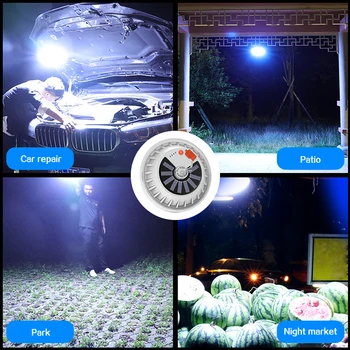 Naujas USB/Saulės Įkraunamas LED UFO Lemputės Šviesos Mobiliojo Telefono Naktį Rinkos Šviesos Gatvės Šviesos, Avarinės Šviesos, Saulės Šviesos