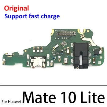 Originalus USB Mokestis Uosto Jack Jungtį Įkraunama Valdybos Flex Kabelis Huawei Mate 9 10 20 30 Lite Pro 20X