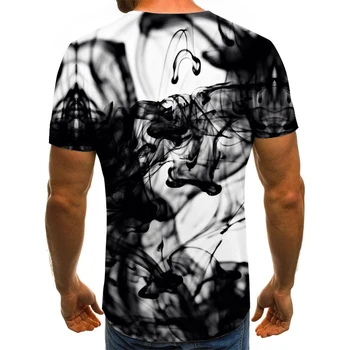 2021 Vyrų 3D Spausdinimo iš Debesies Spalvos Marškinėliai, Atsitiktinis Mados Tendencija Gatvės Marškinėliai, Didelio Dydžio Apvalios Apykaklės Marškinėliai, Vasarą Nešioti