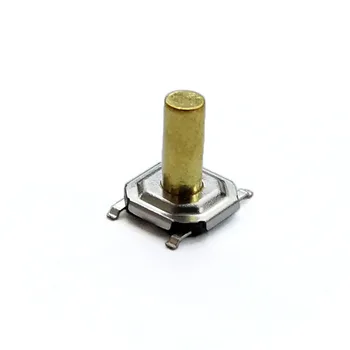 50 vnt./daug 5.2*5.2*0.8 mm-6,0 mm 12V 0.5 A 4 Pin SMT Mygtukas Jungiklis Metalo Lytėjimo Micro Taktiškumas Jutiklinį Jungiklį Vario Interruptor