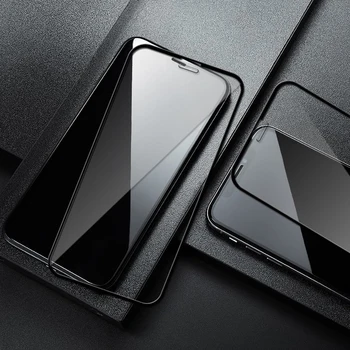 5vnt 9H Visiškai Padengti Grūdinto Stiklo iPhone 11 Pro Max X XS Max XR 6 6s 7 8 Plus SE 2020 Screen Protector Apsauginė Stiklo Atveju